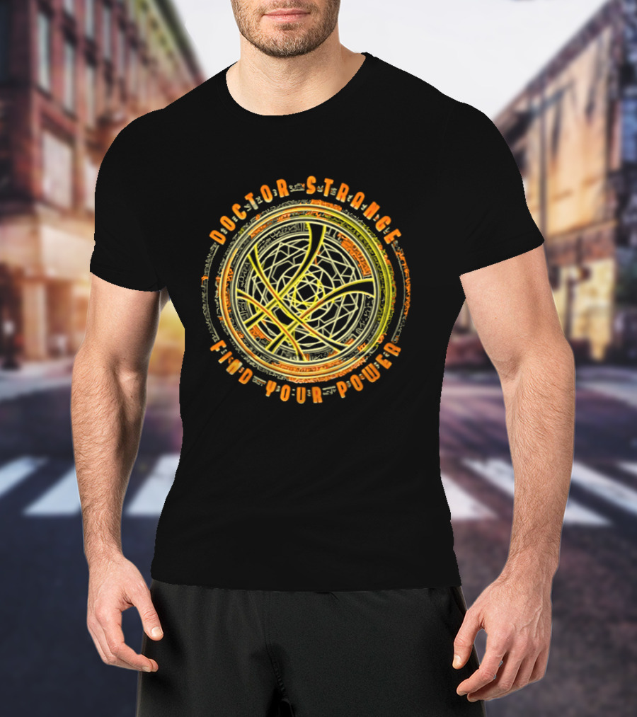 Doctor Strange Find Your Power Mandala Magic Circle T-Shirt