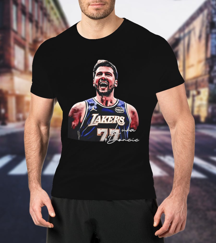 Luka Doncic Number 77 Los Angeles Lakers MVP 2026 T-Shirt
