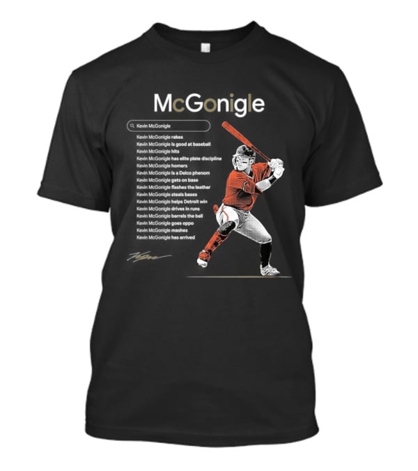McGonigle Baseball Batting Stance T-Shirt
