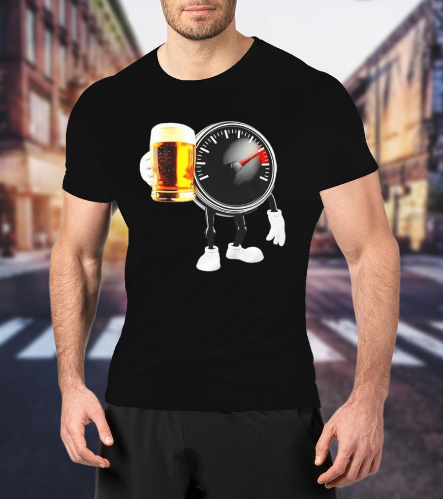 Speedometer Beer Do Not Drink Alcohol When Driving Awareness T-Shirt