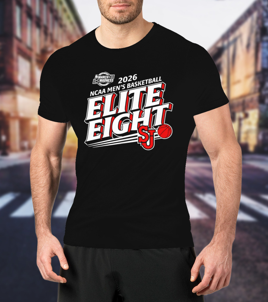 2026 NCAA Men's Basketball Elite Eight SJU T-Shirt