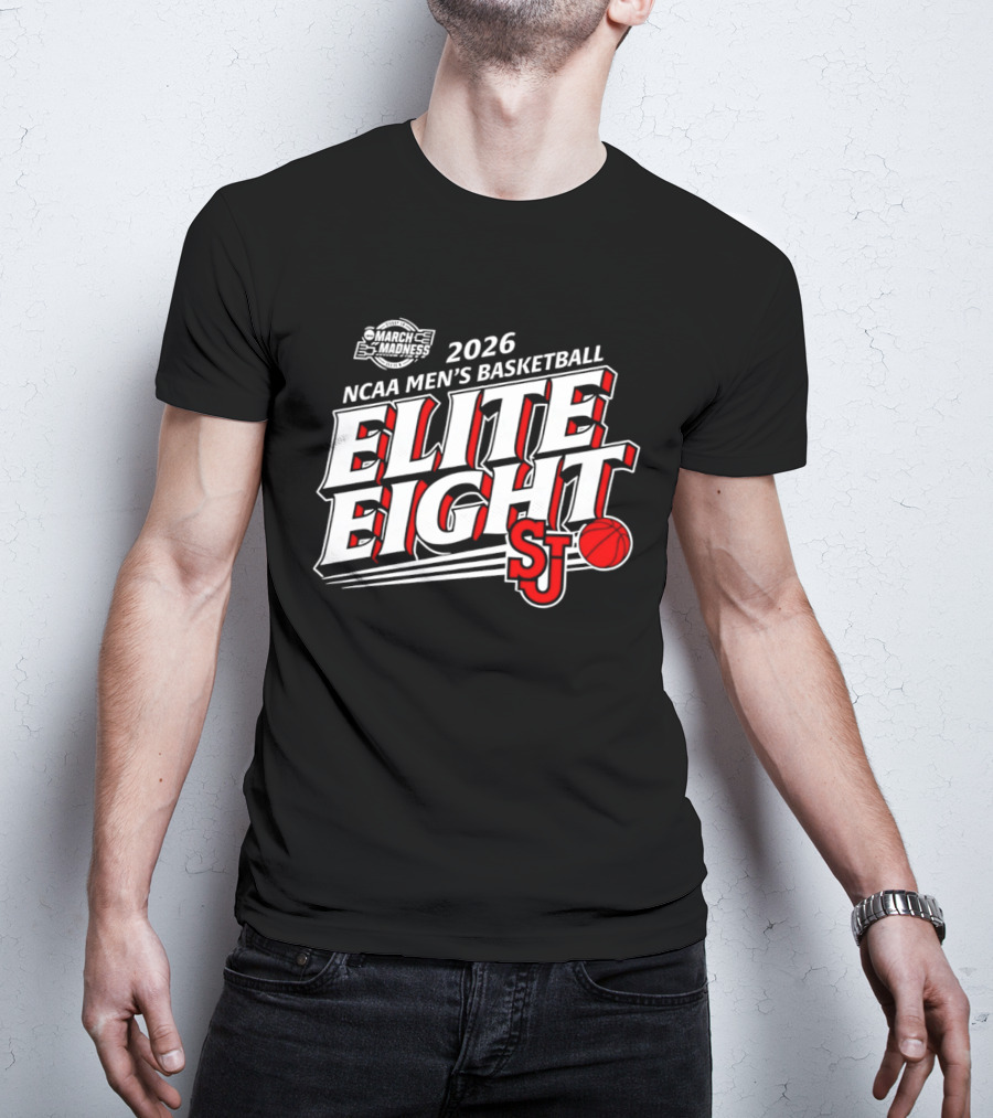 2026 NCAA Men's Basketball Elite Eight SJU T-Shirt
