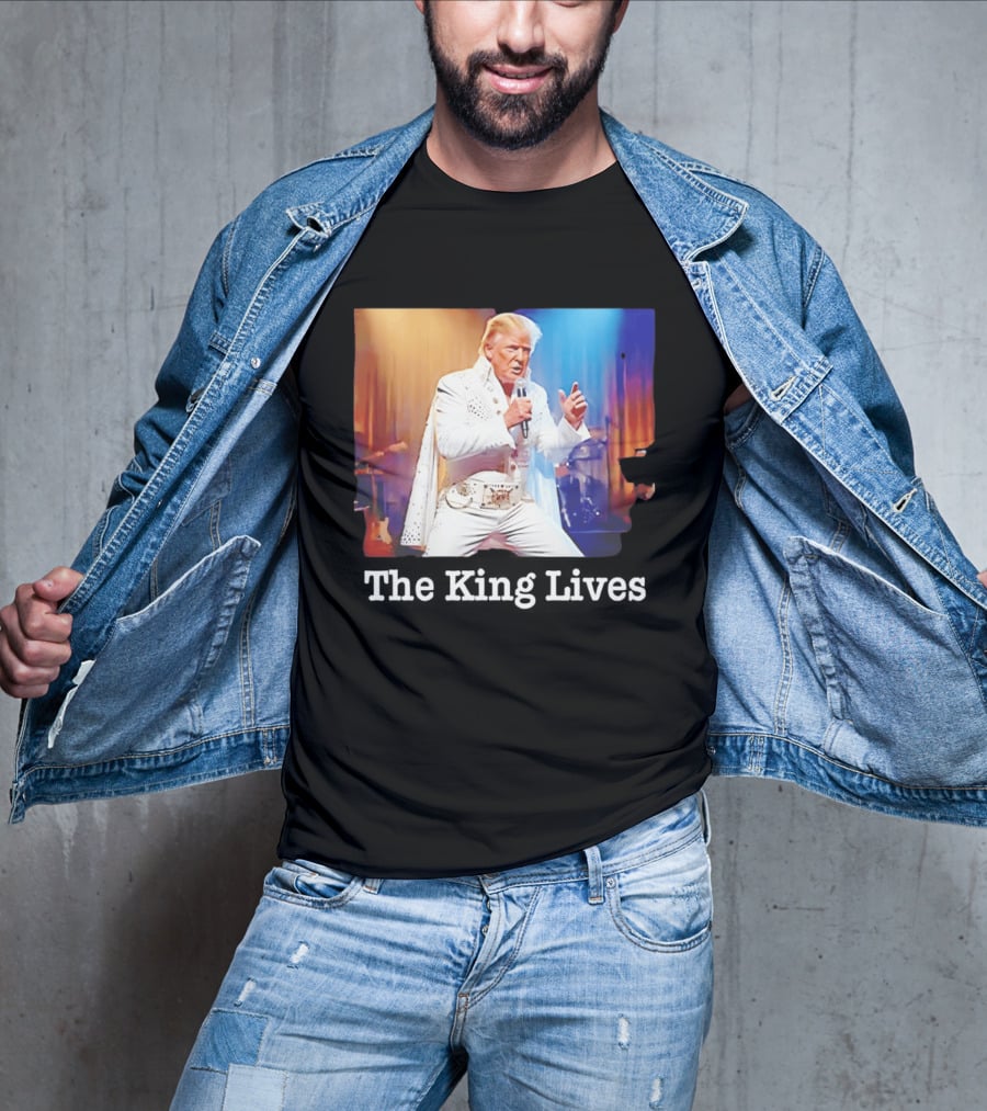 The King Lives Trump Trump Elvis Presley Performance T-Shirt