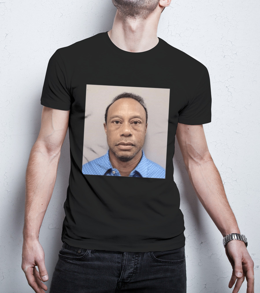 Tiger Woods Shot Released DUI Arrest Photo T-Shirt