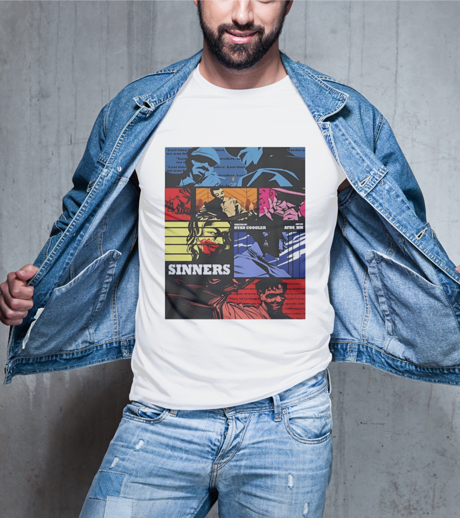 Sinners Ryan Coogler Cowboy Bebop Art By AFS BM T-Shirt