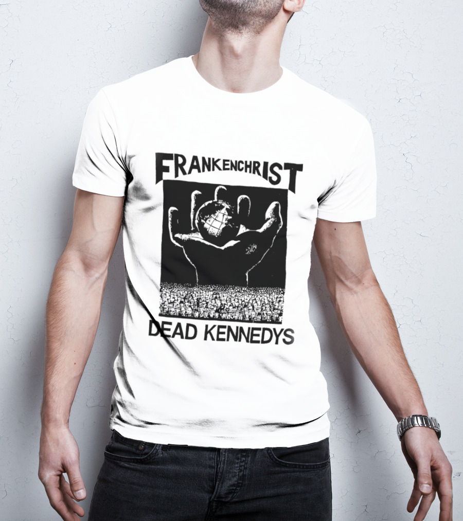 Frankenchrist Dead Kennedys Hand Holding Globe T-Shirt