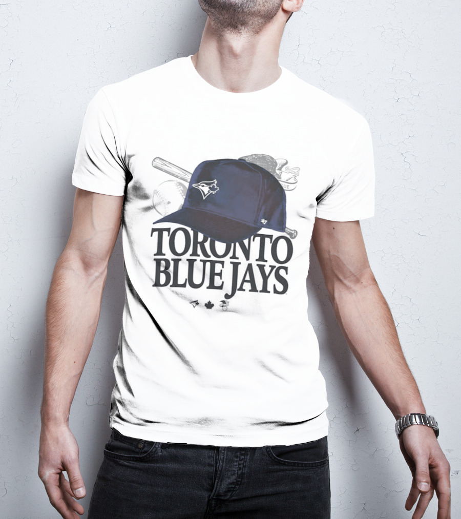 Toronto Blue Jays Official Baseball Hat Iconic Team Sports Merchandise T-Shirt