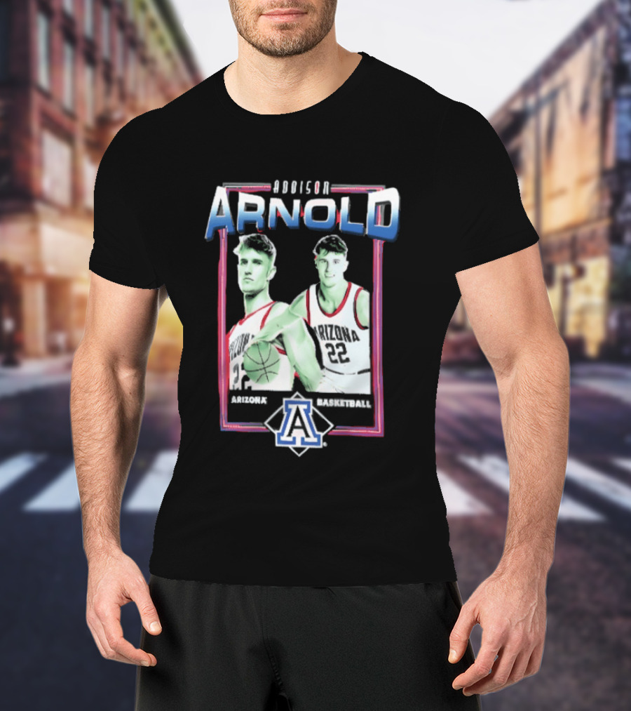 Arizona Wildcats Arnold 22 Basketball Player Sports Team T-Shirt