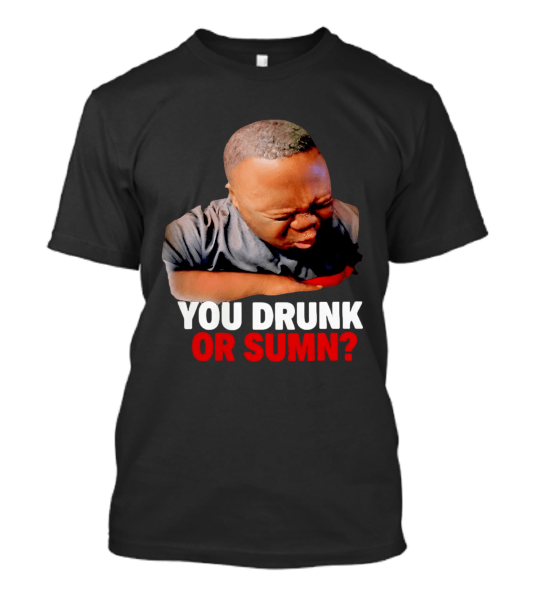 You Drunk Or Sumn Meme DJ Cece Viral Expression T-Shirt