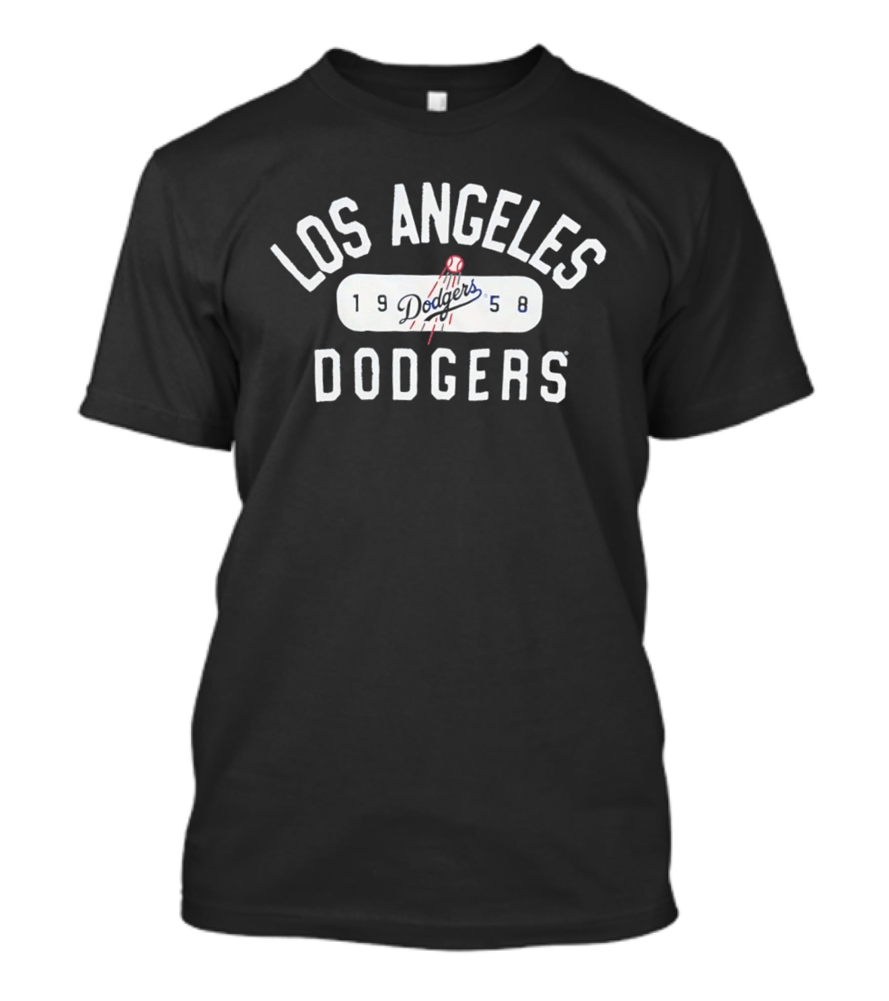 Los Angeles Dodgers 1958 Vintage Baseball Team Logo Classic Dodger Stadium Style Iconic MLB Memorabilia T-Shirt
