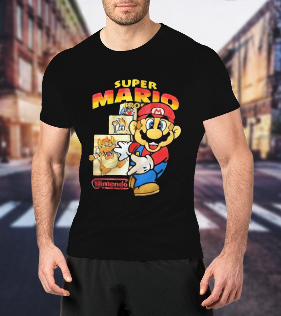 Super Mario Bowser Challenge Pixel Adventures T-Shirt