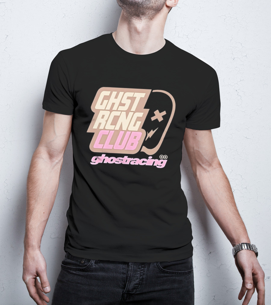 Ghost Racing Club Ghostracing Ghost Tracing Travis Pbc T-Shirt
