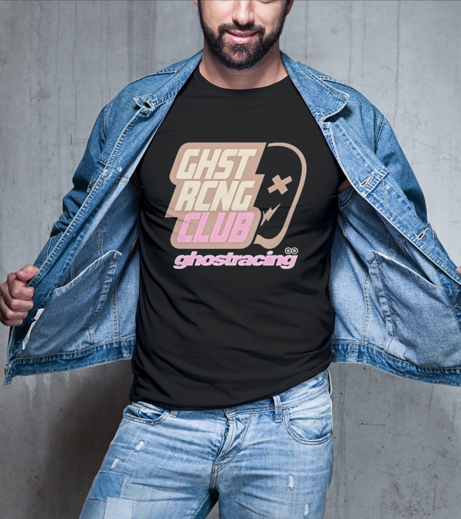 Ghost Racing Club Ghostracing Ghost Tracing Travis Pbc T-Shirt
