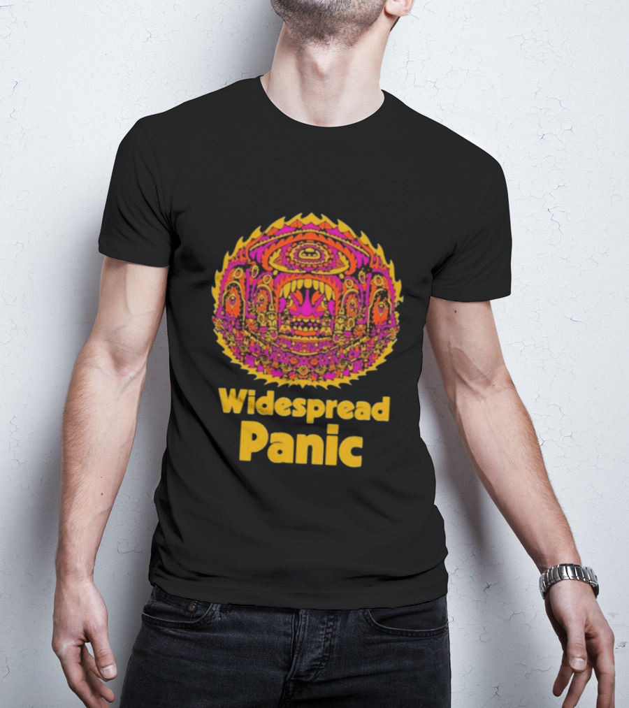 Widespread Panic Young And Sick Monster Art Vibrant Psychedelic T-Shirt