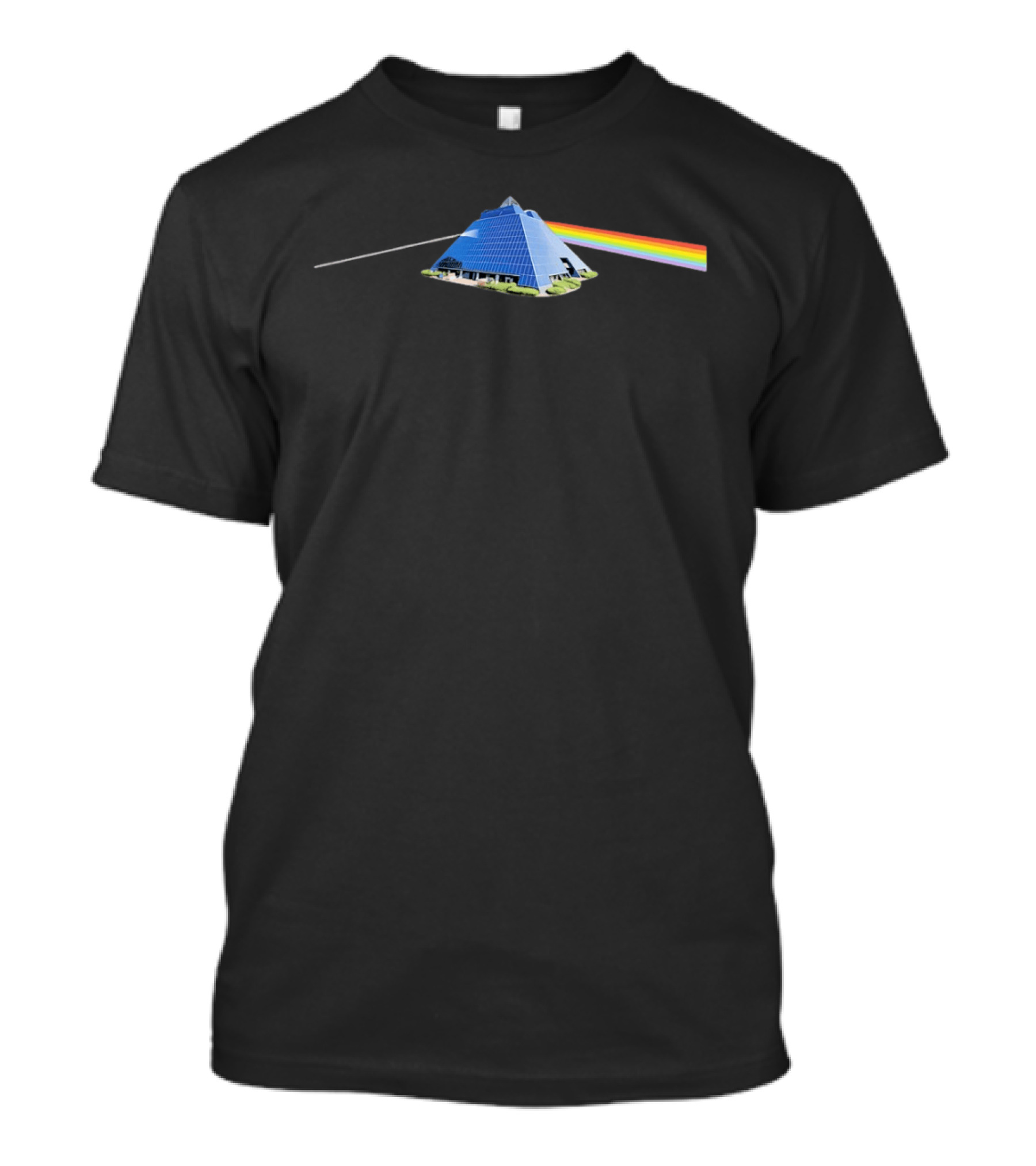 The Dark Side Of The Pyramid Prism Rainbow T-Shirt