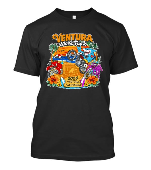 Ventura Short Track 2026 California Adventure Racing Event Ryder Cup T-Shirt