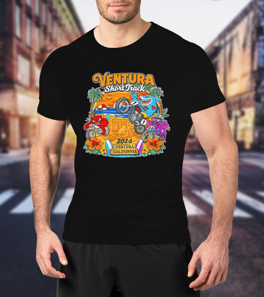 Ventura Short Track 2026 California Adventure Racing Event Ryder Cup T-Shirt
