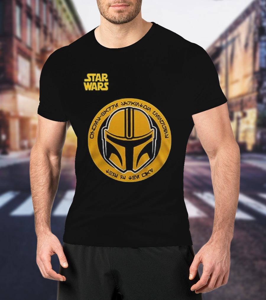 Star Wars Mandalorian Theme Wilkes Barre Scranton Penguins Game Night 2026 T-Shirt