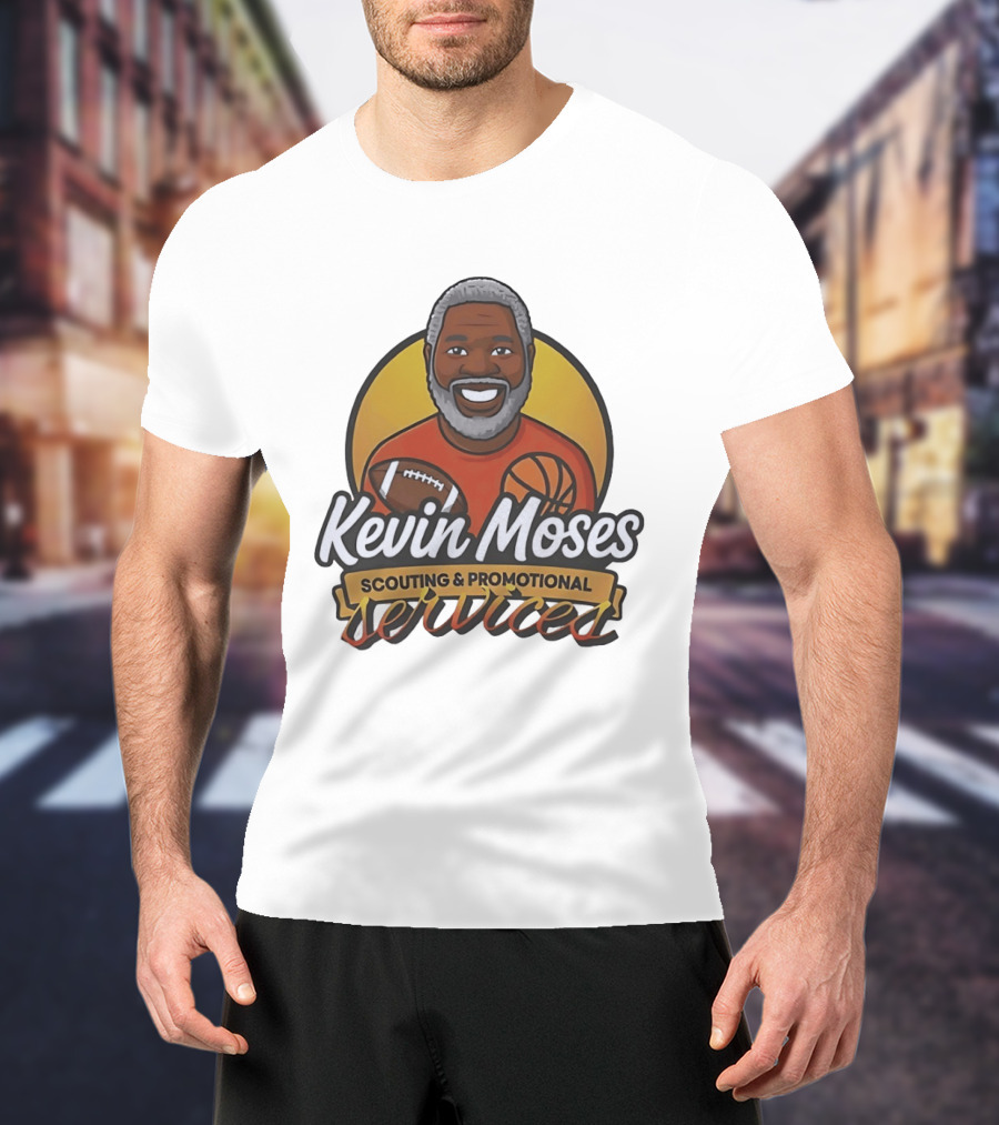 Kevin Moses Scouting And Promotional Services Football Basketball T-Shirt