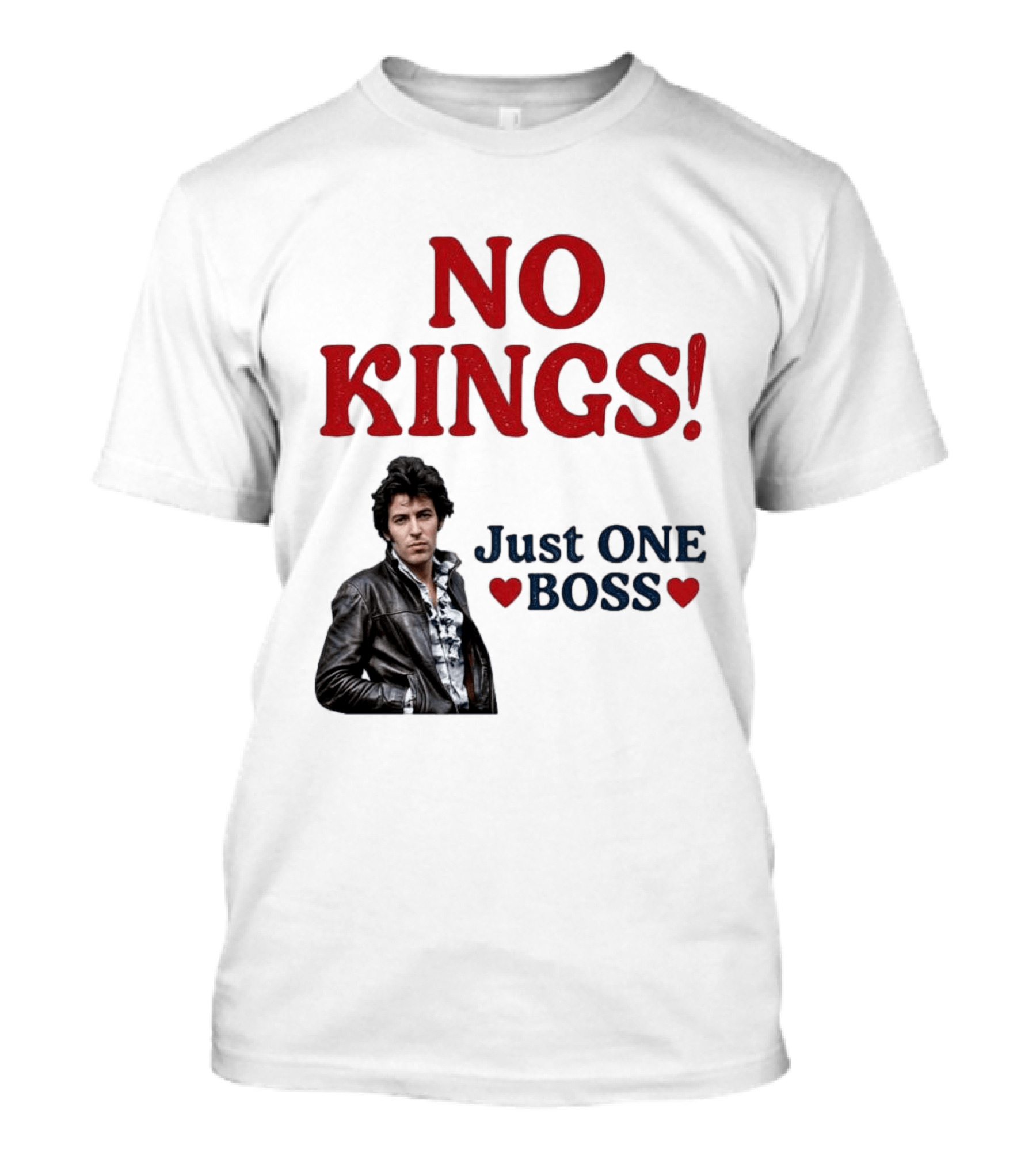 No Kings Just One Boss Leather Jacket T-Shirt