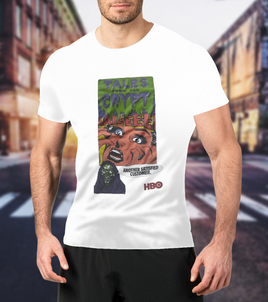Tales From The Crypt Aaileee Another Satisfied Customer HBO T-Shirt