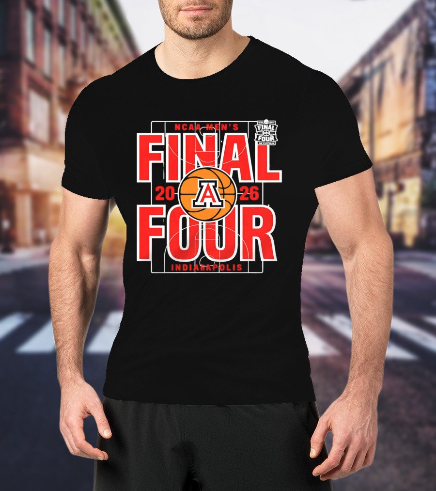 Arizona Wildcats 2026 NCAA Men's Final Four Indianapolis March Madness T-Shirt