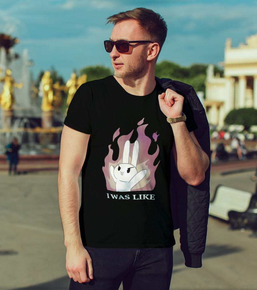I Was Like Fire Bunny In Flames T-Shirt