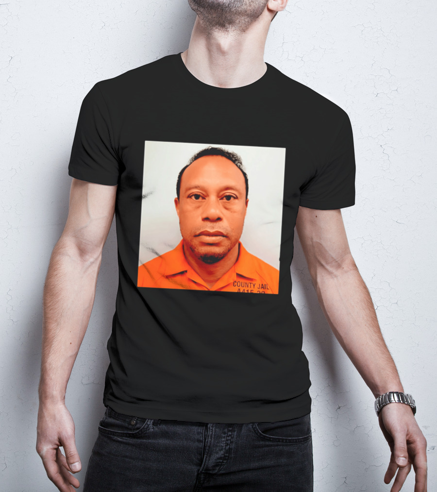 Tiger Woods 2026 County Jail 4415 29 Shot Edit T-Shirt