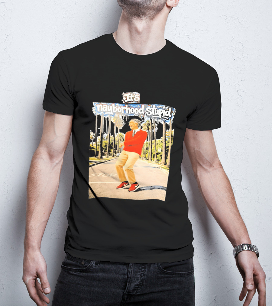 Mister Rogers Primitive Skateboarding It's Nayborhood Stupid T-Shirt