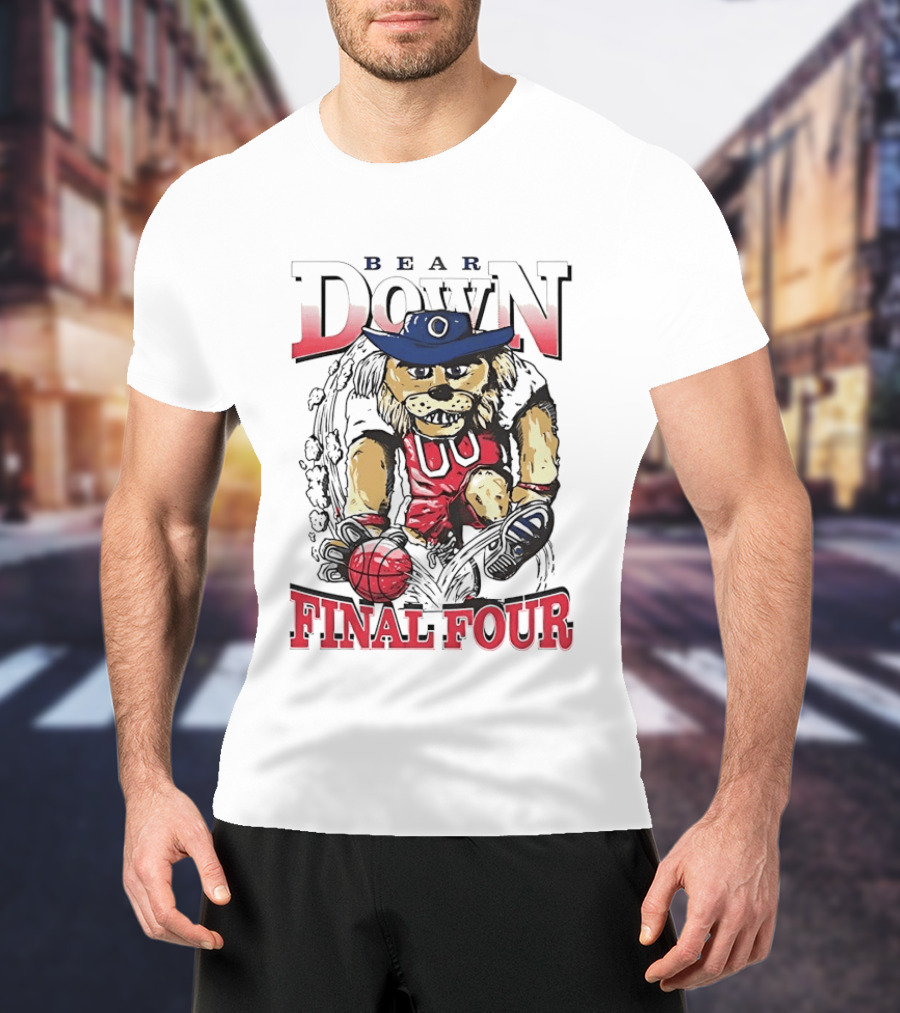 Bear Down Arizona Wildcats Final Four Basketball Team Spirit T-Shirt