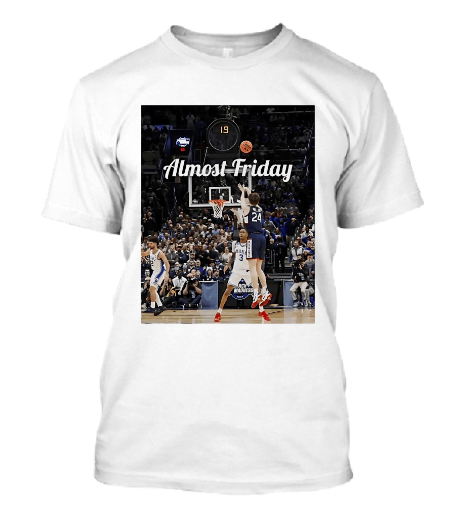 Braylon Mullins Almost Friday UConn Huskies Game Winning Shot Against Duke March Madness T-Shirt