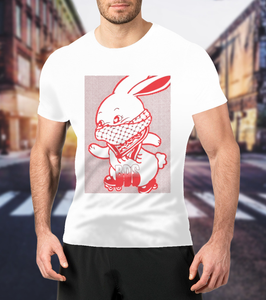 Skater Bunny BDS Vintage Roller Skates T-Shirt