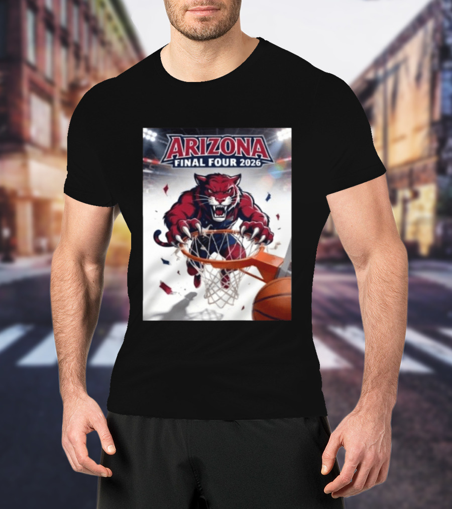 Arizona Wildcats Final Four 2026 Basketball Game Day Wildcat T-Shirt