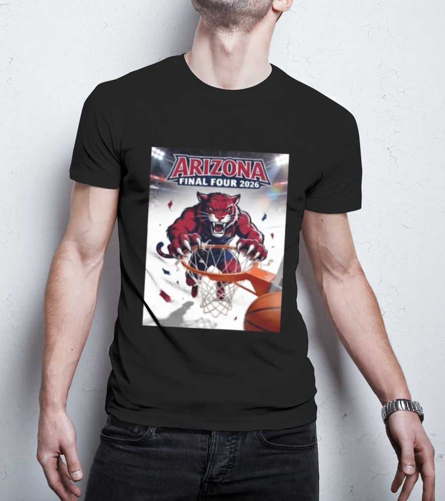 Arizona Wildcats Final Four 2026 Basketball Game Day Wildcat T-Shirt