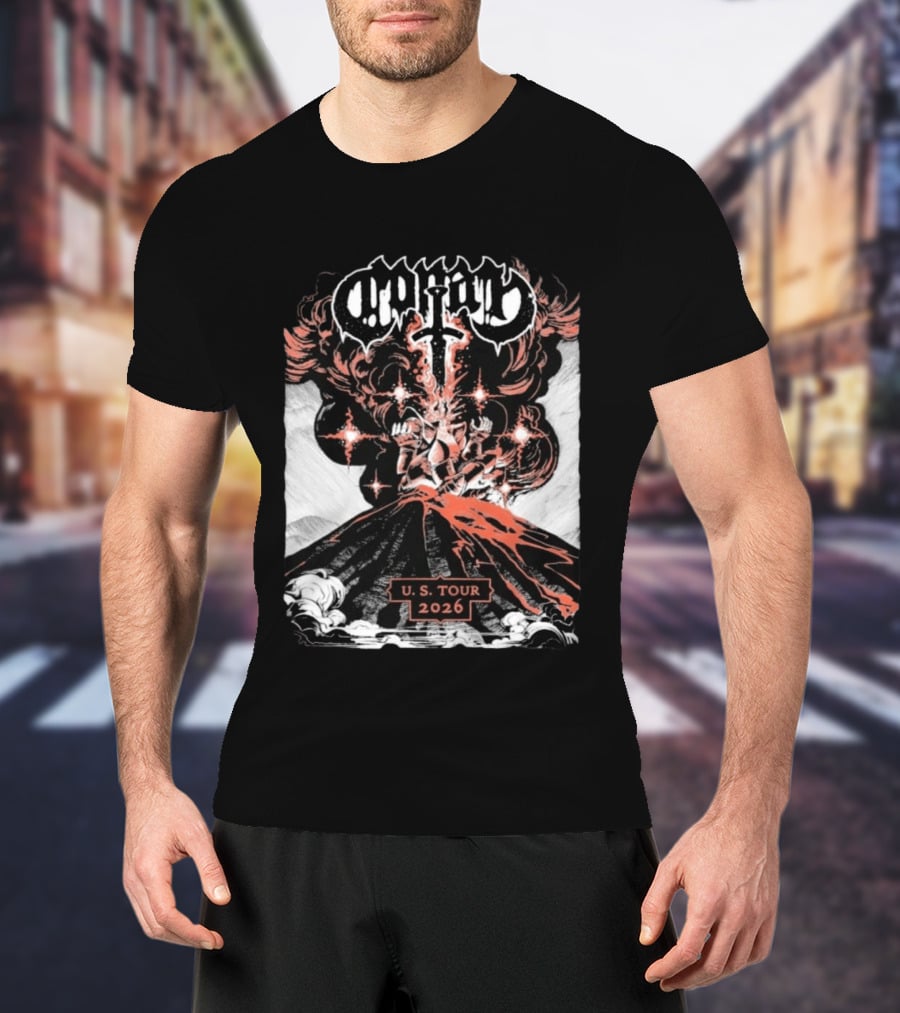 Conan Band U.S. Tour 2026 Explosive Lava T-Shirt