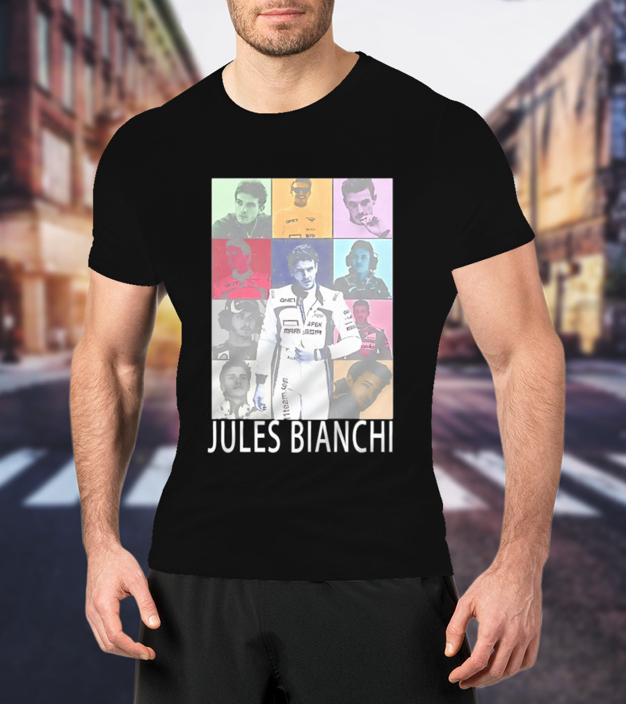 Jules Bianchi Legend The Eras Tour QNet Marussia Racing Hero Remembered T-Shirt