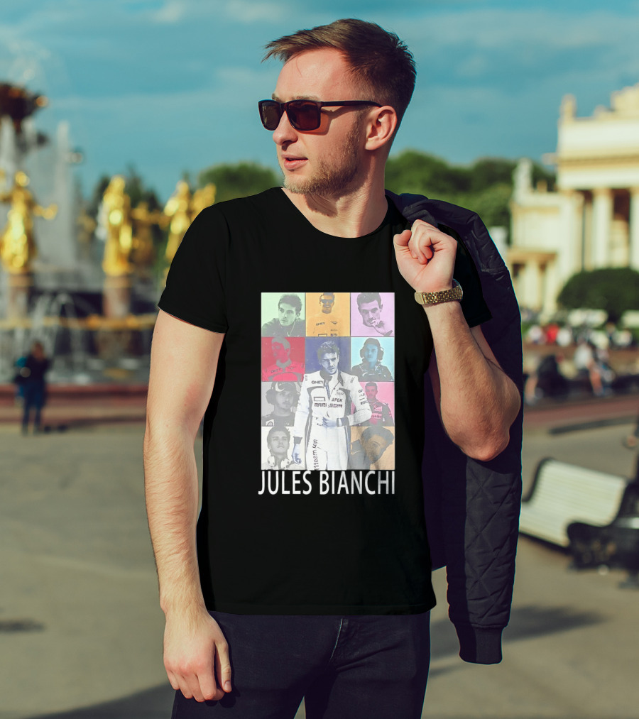 Jules Bianchi Legend The Eras Tour QNet Marussia Racing Hero Remembered T-Shirt