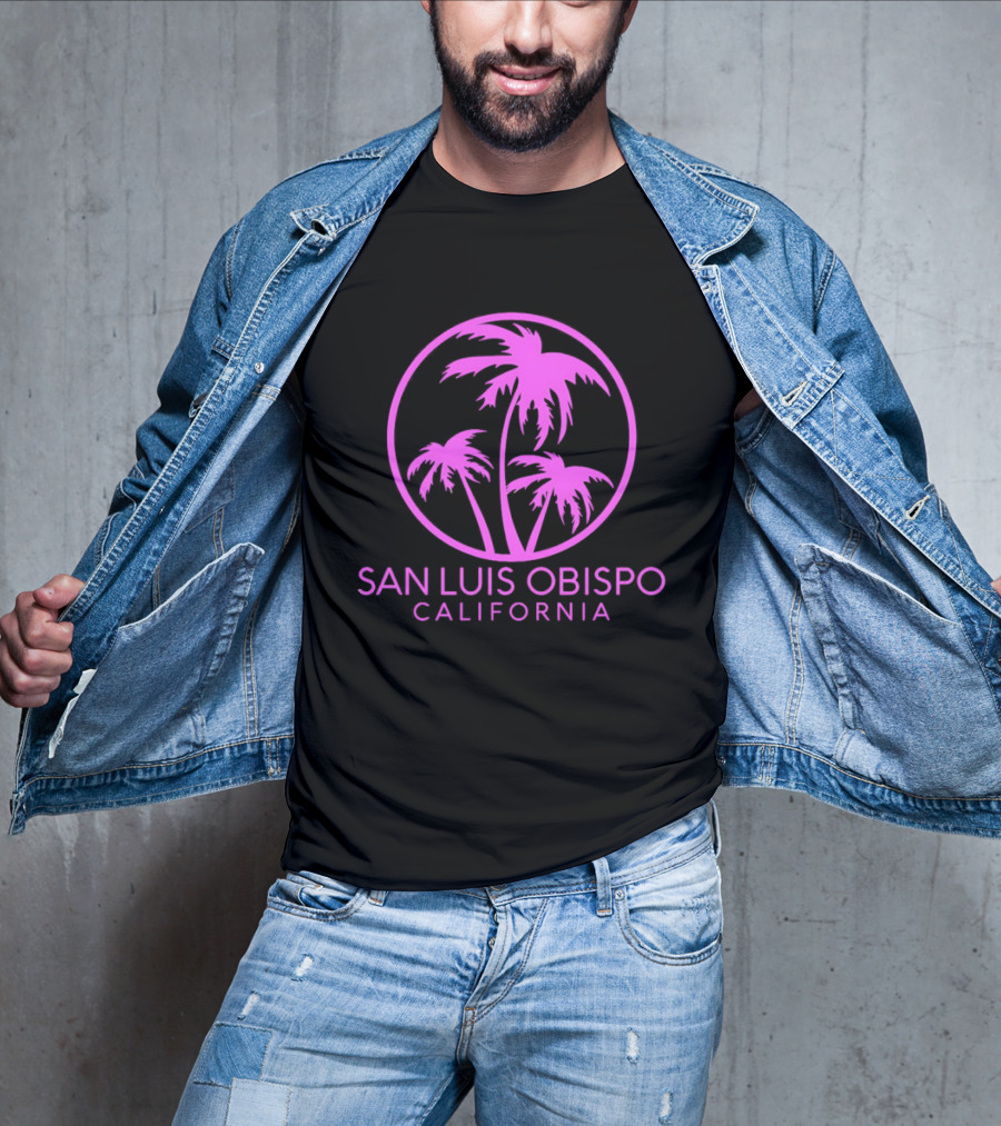 San Luis Obispo California Coconut Trees Pismo Beach Palms T-Shirt