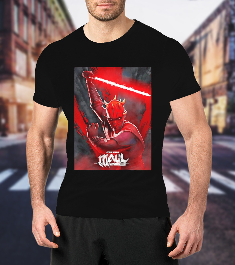 Star Wars Maul Shadow Lord Darth Maul Lightsaber T-Shirt