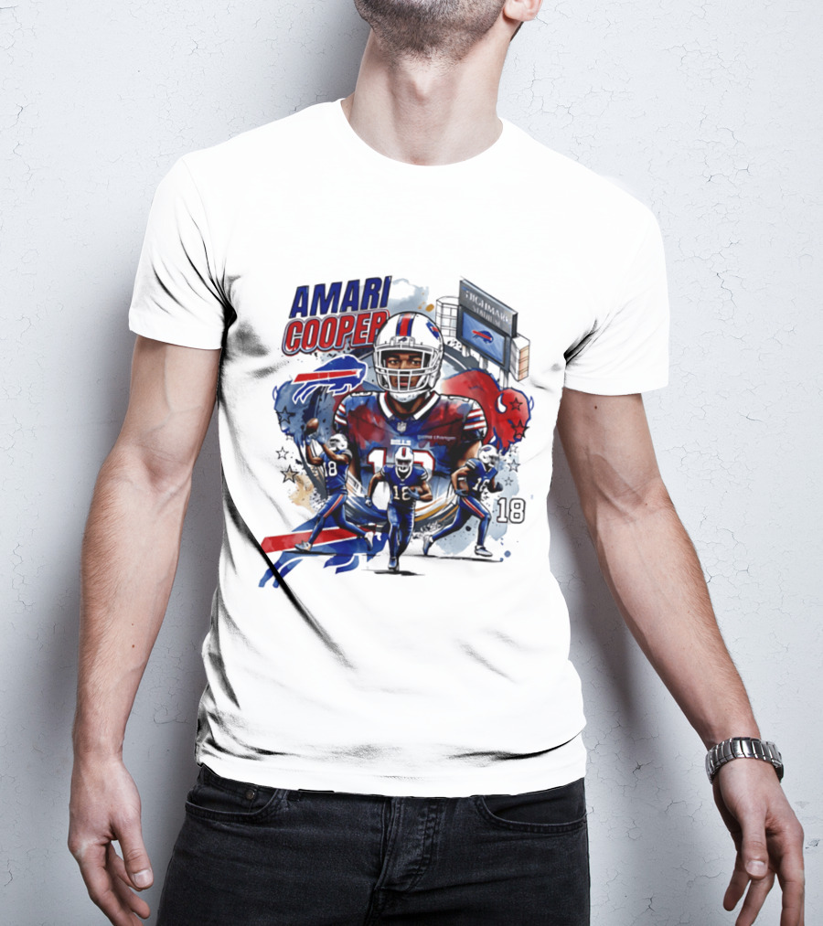 Amari Cooper Football 18 Stadium Buffalo Bills T-Shirt