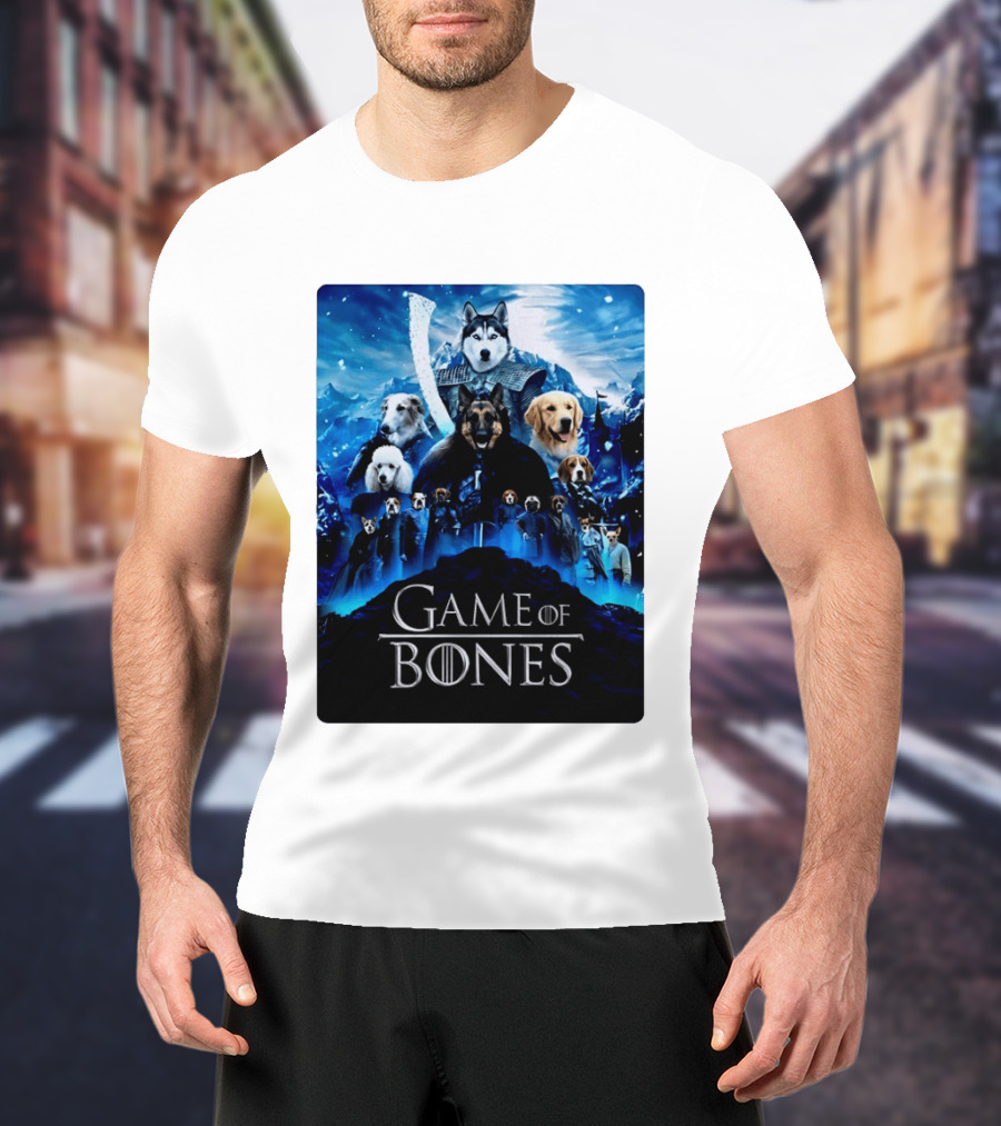 Game Of Bones Dogs Adventure With Thrones And Winter Canines T-Shirt