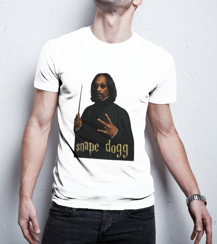 Snape Dogg Snoop Dogg Wizard Mashup Humor T-Shirt