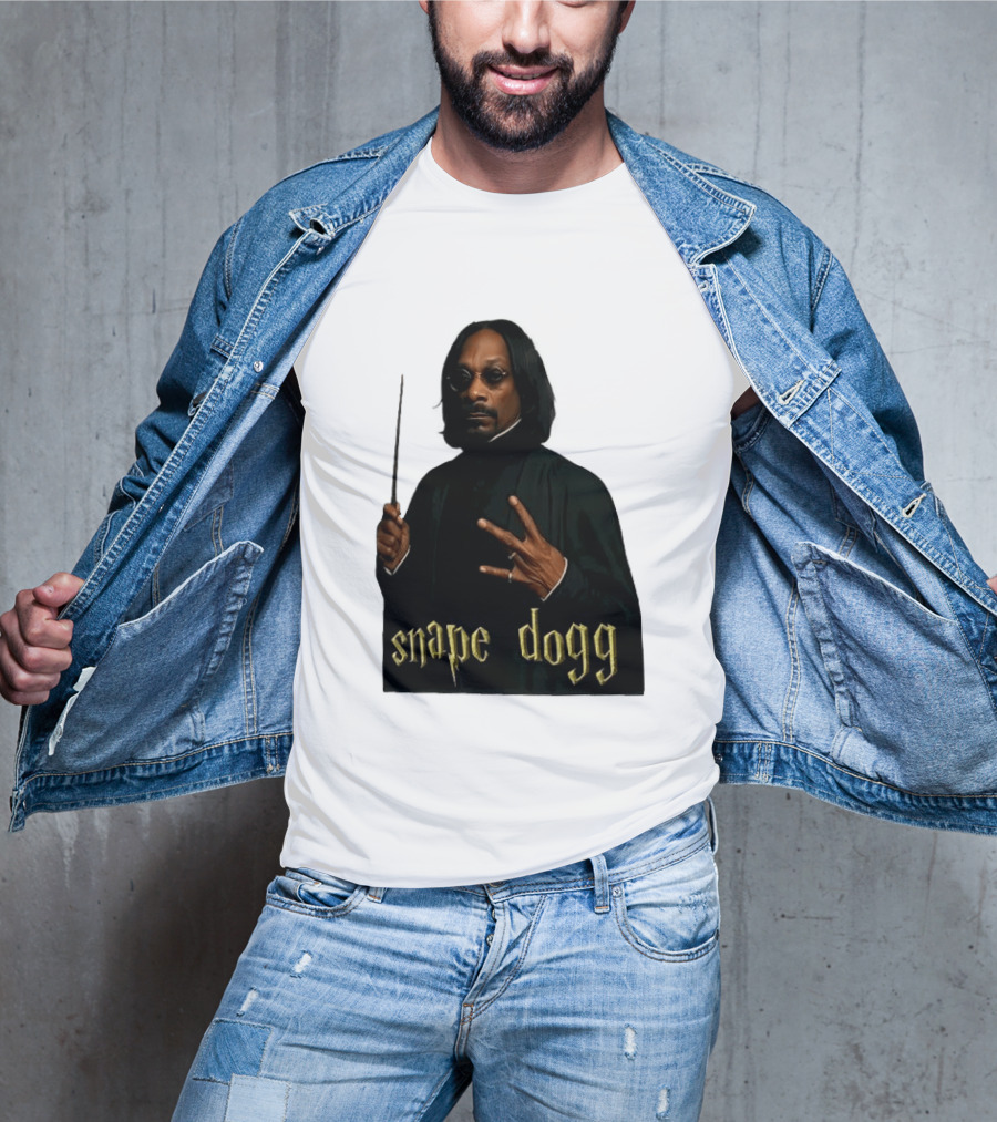 Snape Dogg Snoop Dogg Wizard Mashup Humor T-Shirt