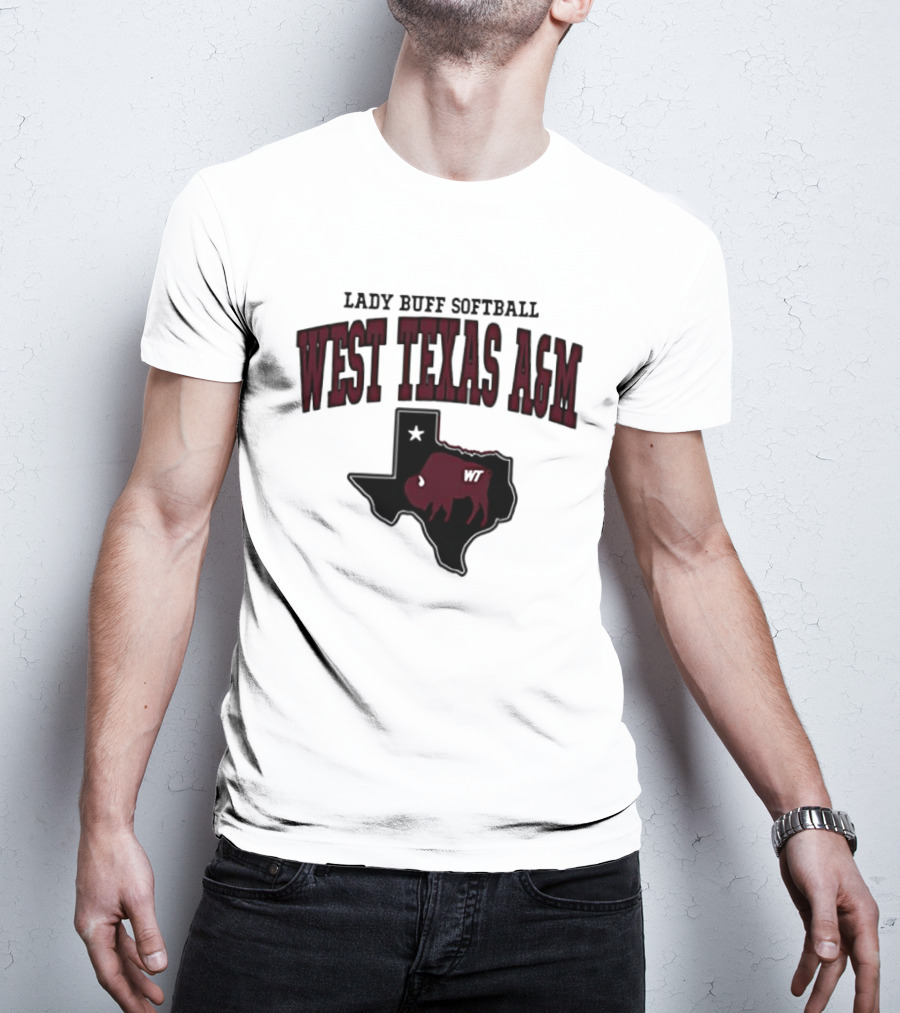 Lady Buff Softball West Texas A&M WT Buffalo T-Shirt