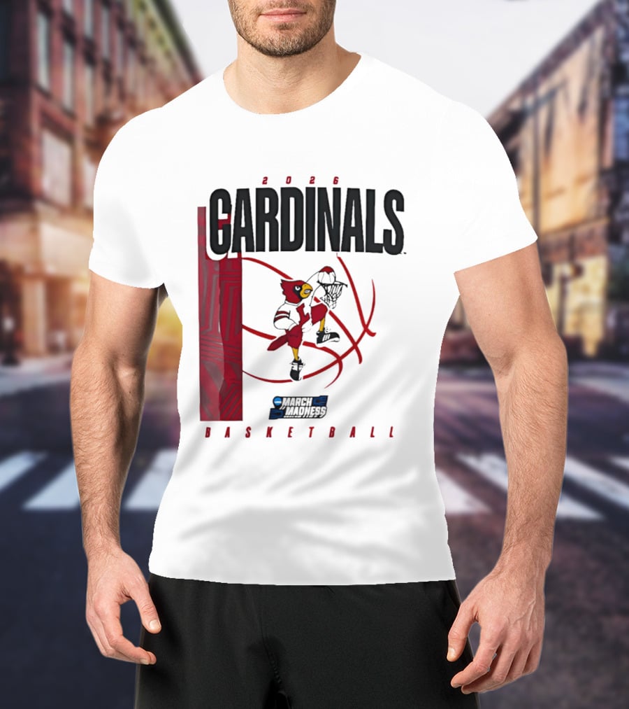2026 Cardinals March Madness Basketball NCAA T-Shirt