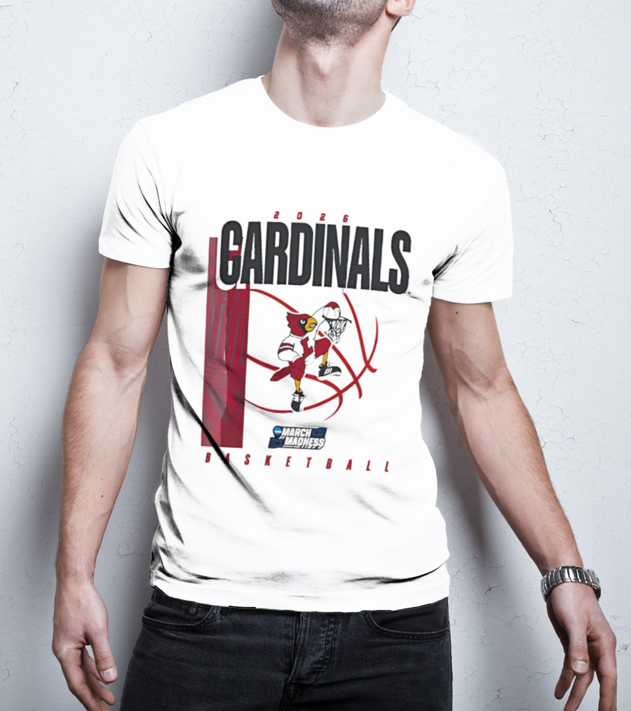 2026 Cardinals March Madness Basketball NCAA T-Shirt