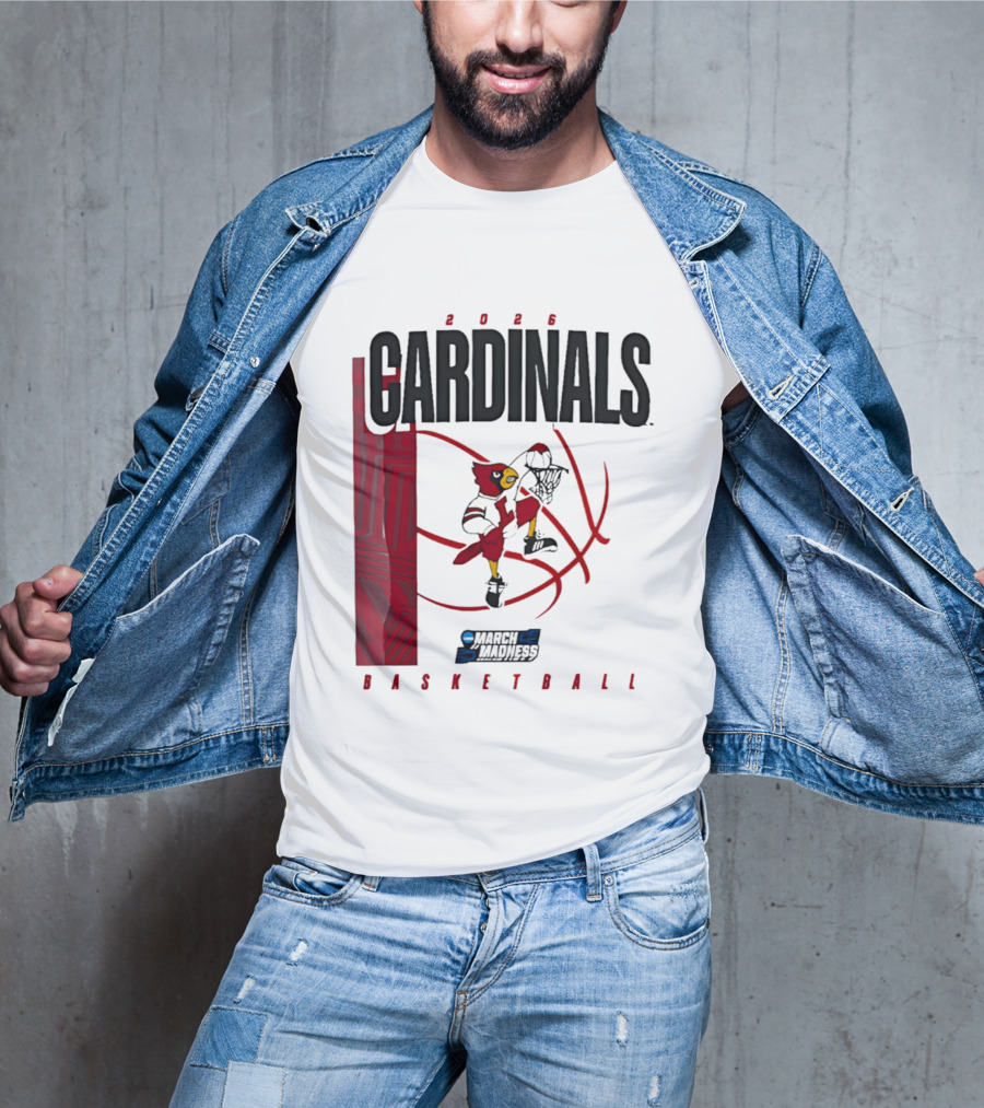 2026 Cardinals March Madness Basketball NCAA T-Shirt