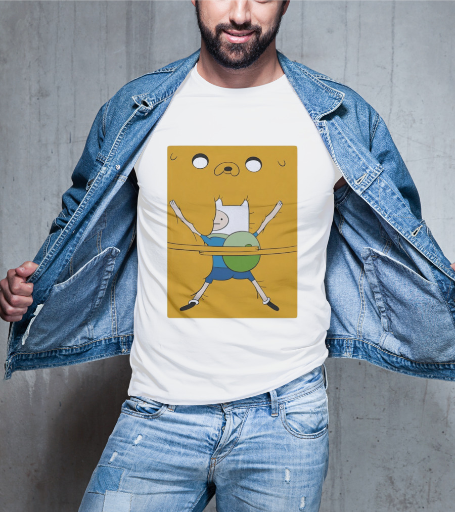 Adventure Time Finn And Jake Bro Hug T-Shirt