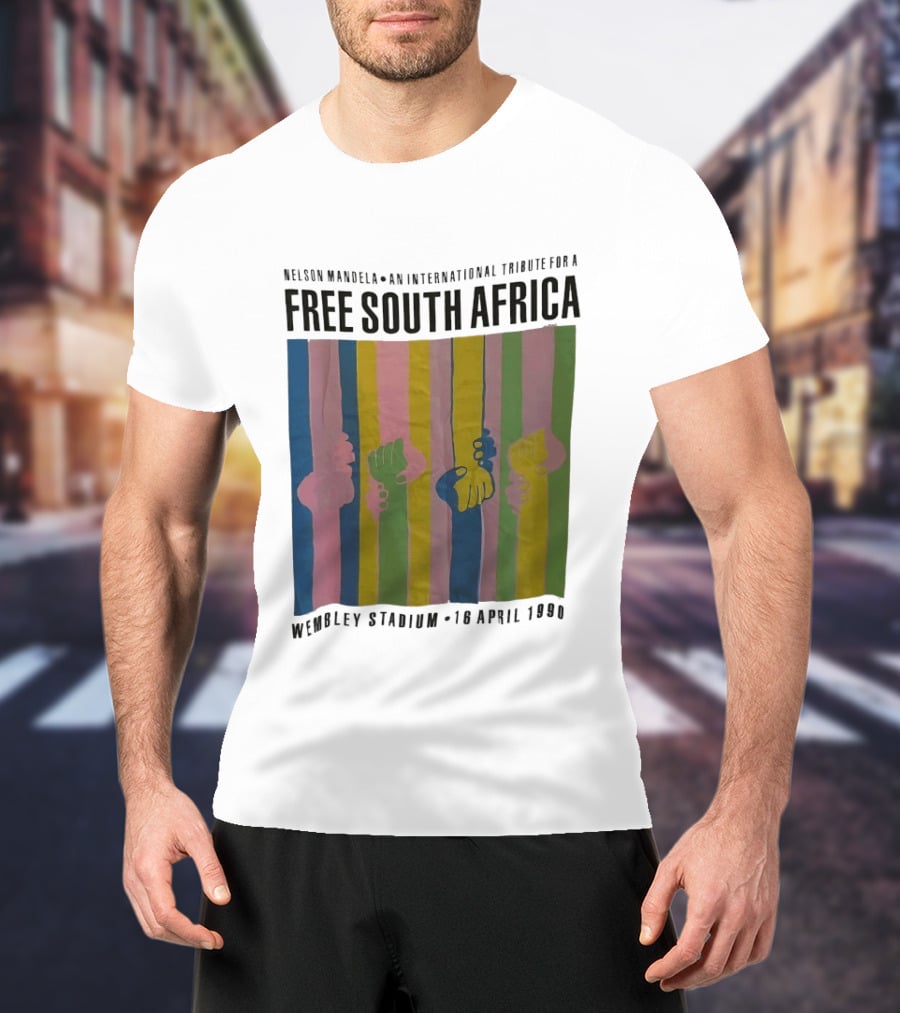Nelson Mandela An International Tribute For A Free South Africa Wembley Stadium 10 April 1990 T-Shirt