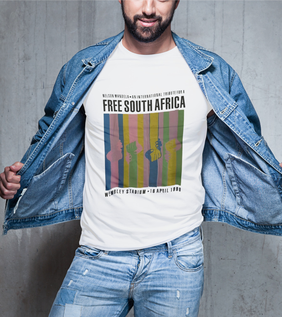 Nelson Mandela An International Tribute For A Free South Africa Wembley Stadium 10 April 1990 T-Shirt